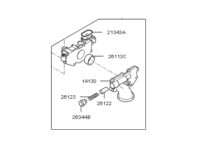 Kia 213103C300 Pump Assembly-Oil