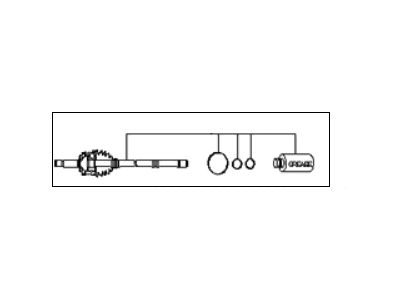 Kia Borrego CV Joint - 495912J001