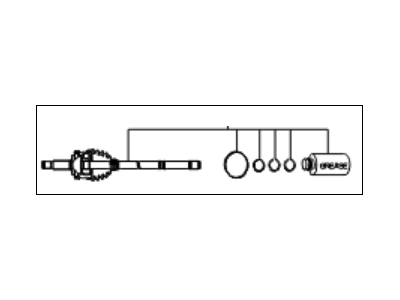 Kia 495911G090 Joint Set-Outer,LH