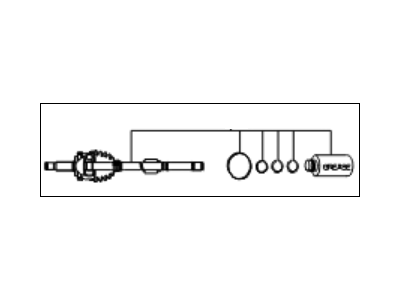 Kia 495911G020 Joint Set-Outer,RH