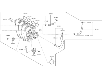 Kia 283102E770 Manifold Assembly-Intake