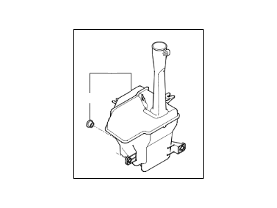 2009 Kia Forte Washer Reservoir - 986201M000