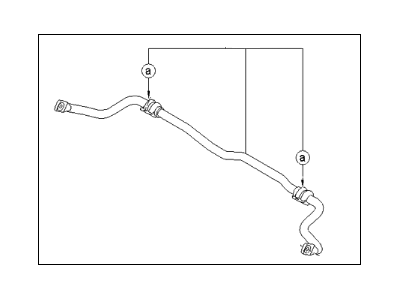 Kia 548102S100 Bar Assembly-Front Stabilizer