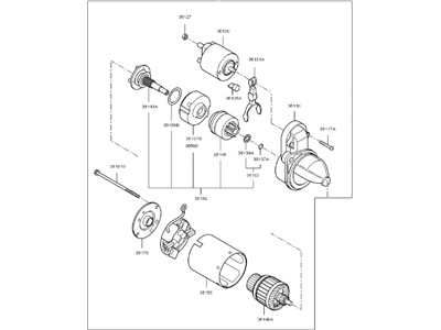 Kia Forte Starter Motor - 361002E120