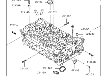 Kia Rondo Cylinder Head - 221002G050