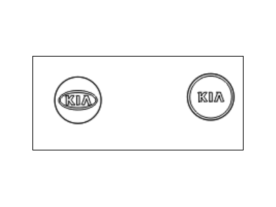 Kia 529604D300 Wheel Hub Cap Assembly