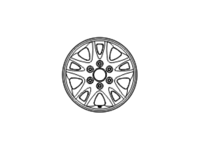 Kia 529104D260 Wheel Assembly-Aluminum