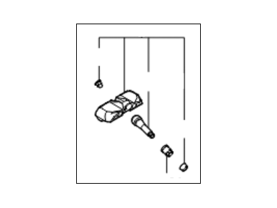 Kia 529334D700 Tire Pressure Monitoring Sensor