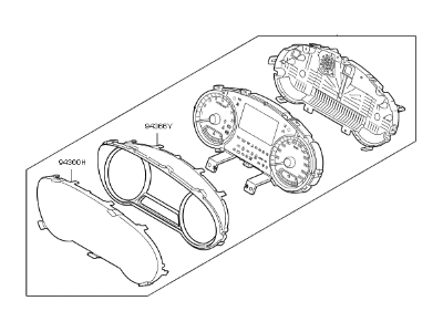 Kia 94006B2720 Cluster Assembly-Instrument