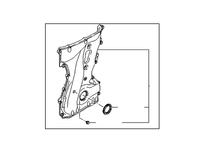 Kia Forte Timing Cover - 2135025003