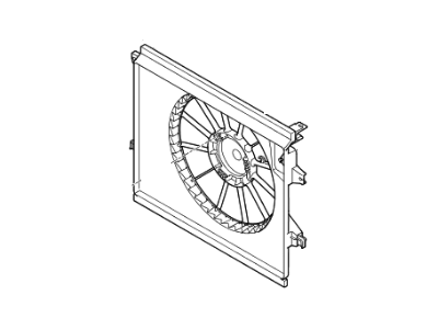 2018 Kia Soul EV Fan Shroud - 25350E4000