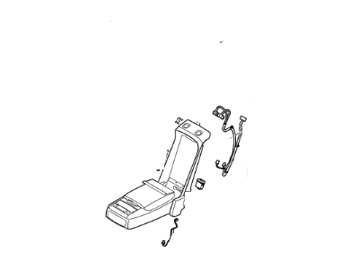 Kia 899003T920KEK Rear Seat Back Armrest Assembly