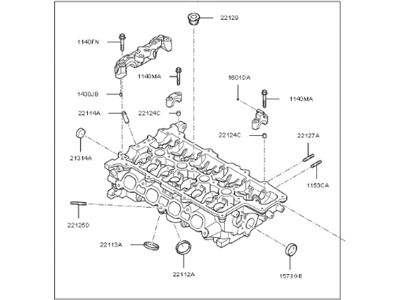 Kia 221002B705 Head Assembly-Cylinder