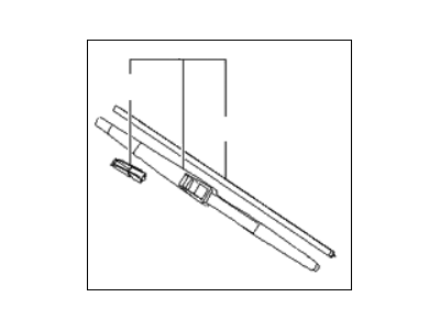 2006 Kia Rio Wiper Blade - 983601G001