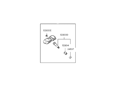 Kia 529331FA00 Tire Pressure Monitoring System Sensor