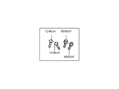 Kia 869202F000 Plate Assembly-License Mounting