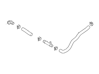 Kia 25415C3000 HOSE ASSY-RADAATOR,L