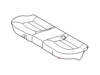 Kia 891601W551BFF Rear Seat Covering Assembly