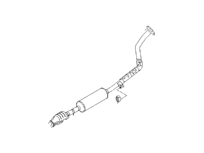 Kia 286502K340 Center Exhaust Pipe