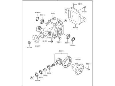 Kia 530002J500 Carrier Assembly-Differential