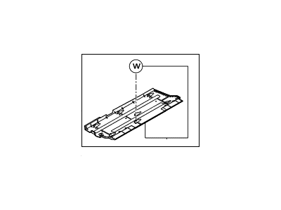 Kia 841371W000 Under Cover-Rear LH