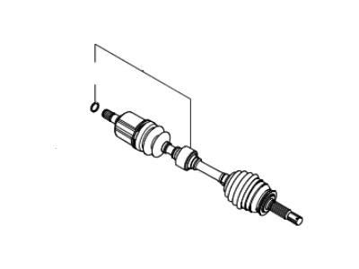 Kia Spectra5 SX Axle Shaft - 495012F710