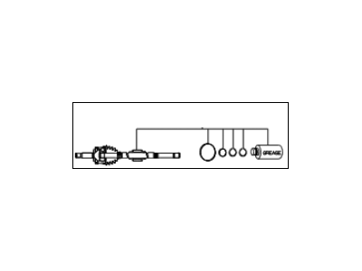 Kia CV Joint - 495912F206