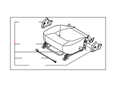 Kia 882022F703293 Cushion Assembly-Front