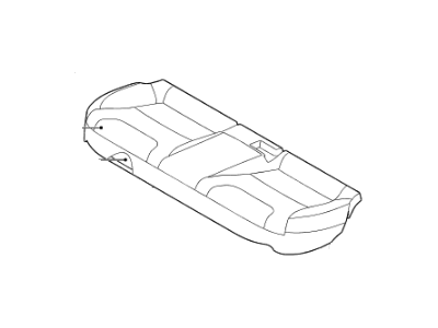 Kia 89160G5330B31 Rear Seat Covering Assembly