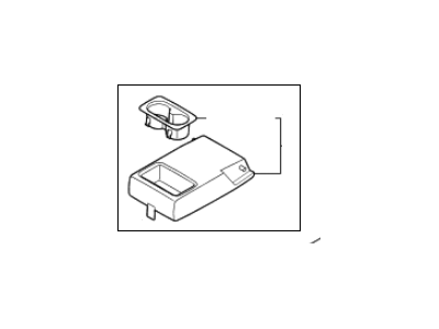 Kia 89900G5000AY1 Rear Seat Back Armrest Assembly