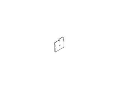Kia 0K01F53770 End Plate-Rear