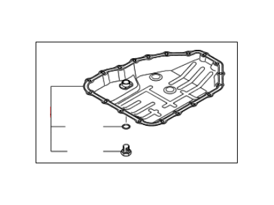 2005 Kia Spectra Transmission Pan - 4528023000