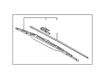 2010 Kia Rondo Wiper Blade - 983501D000