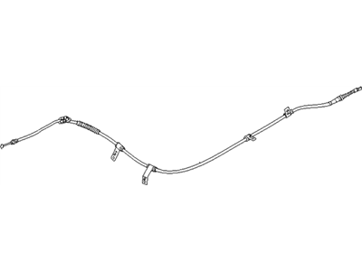 Kia Rondo Parking Brake Cable - 597601D000