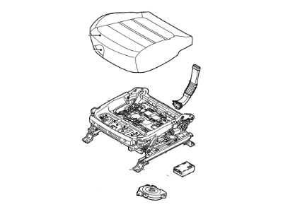 Kia 88100C6002C62 Cushion Assembly-Front Seat