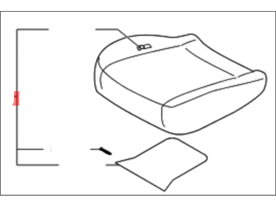 Kia 881001G051AGK Cushion Assembly-Front Seat