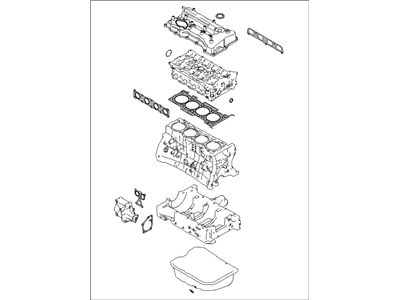 Kia 209102GK02 Gasket Kit-Engine OVEAUL