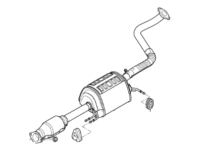 2018 Kia Soul Muffler - 28600B2600