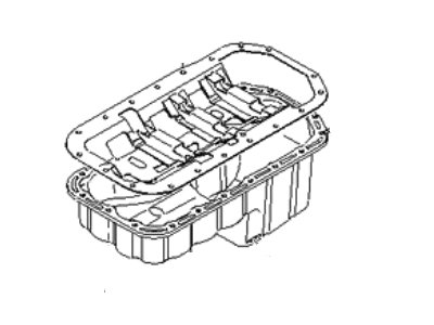 Kia Sportage Oil Pan Baffle - 0K7401040YA