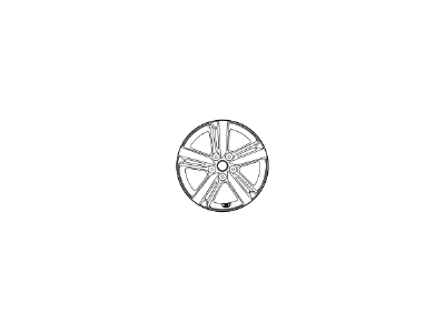 Kia 52910A7CA0 Wheel Assembly-Aluminum