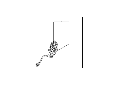 2005 Kia Spectra Door Lock Actuator - 814102F000