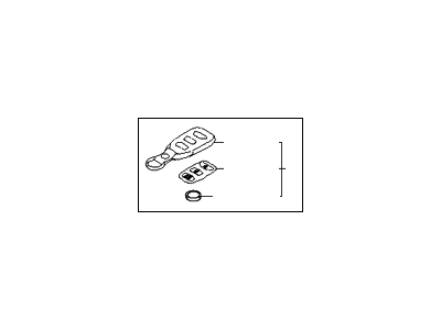 Kia 954301M100 Keyless Entry Transmitter Assembly