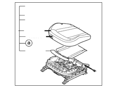 Kia 882032T371AK9 Cushion Assembly(W/O