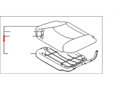 Kia 891002J820ABM Cushion Assembly-3RD Seat