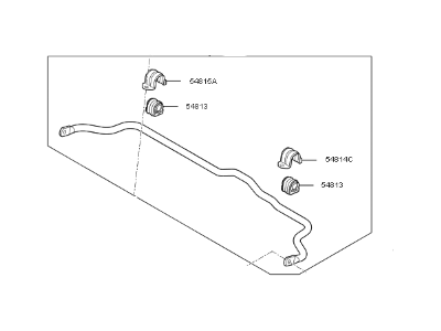 Kia Optima Hybrid Sway Bar Kit - 54810C1100