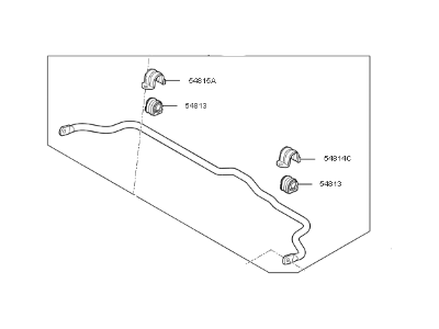 2017 Kia Optima Hybrid Sway Bar Kit - 54810C1100