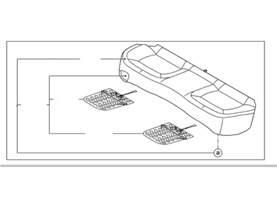 Kia 891013W141EAV Cushion Assembly-Rear Seat