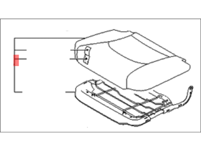 Kia 892002J810ACG Cushion Assembly-3RD RH