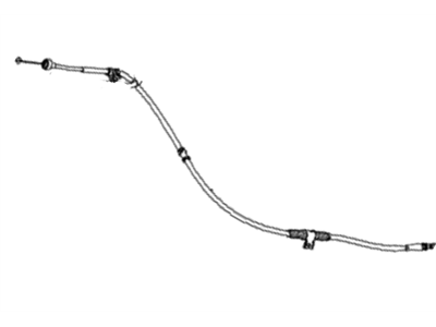 2004 Kia Spectra Parking Brake Cable - 597602F000