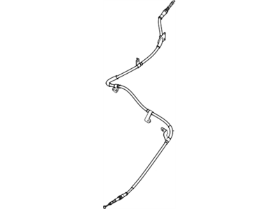 2014 Kia Sorento Parking Brake Cable - 597701U600